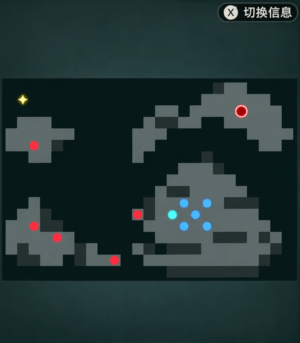 This chapter’s battlefield layout. Compare unit positions with the battle screenshots below.
