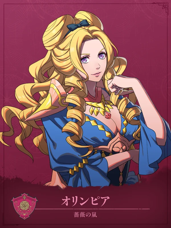 オリンピアの公式キャラクター紹介カード