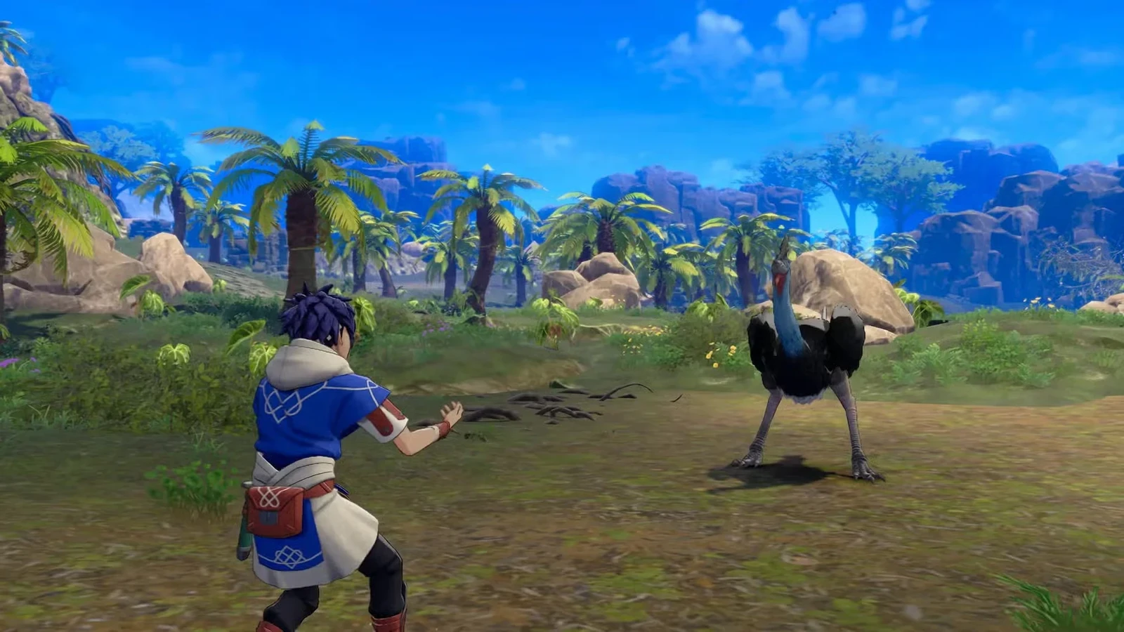 Cai places bait at an animal capture location. A mount build starts with obtaining a suitable individual, then planning the rider and ongoing care.
